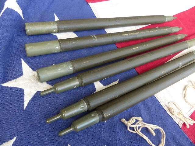 1968” 米軍実物 ナム戦 デッド!　テントポール　6本セット 軍幕 307