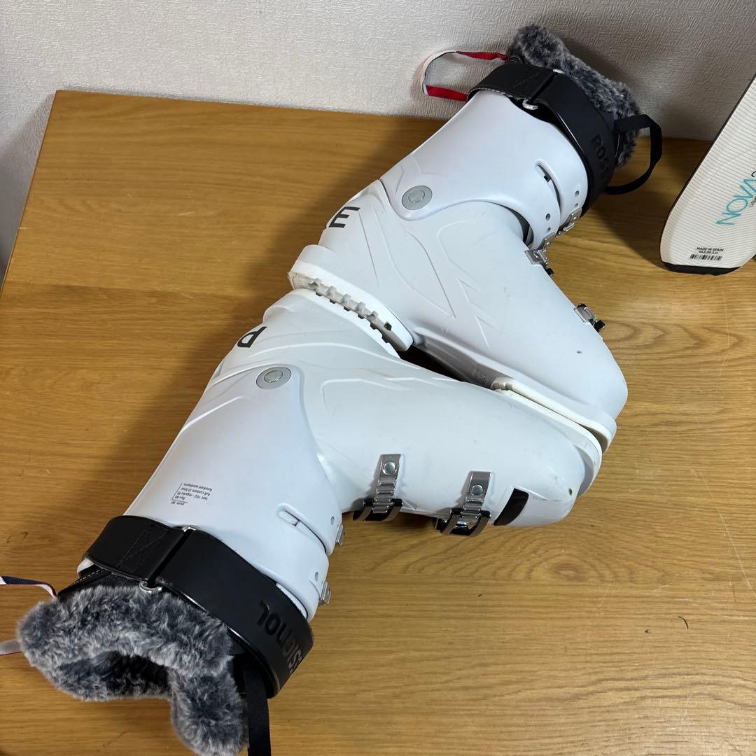 22年美品　Rossignol 144cm 25-25.5cm ストックケース付
