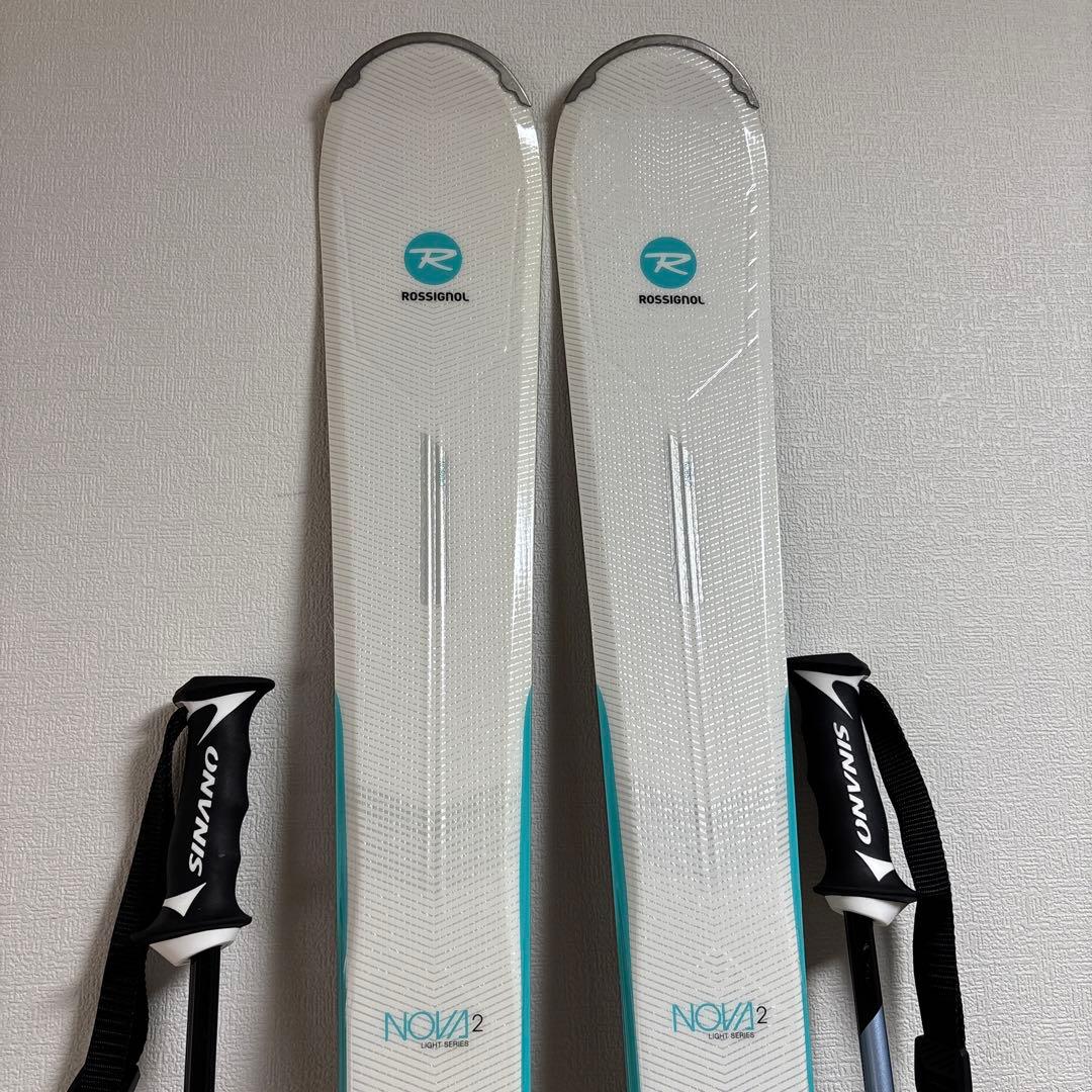 22年美品　Rossignol 144cm 25-25.5cm ストックケース付