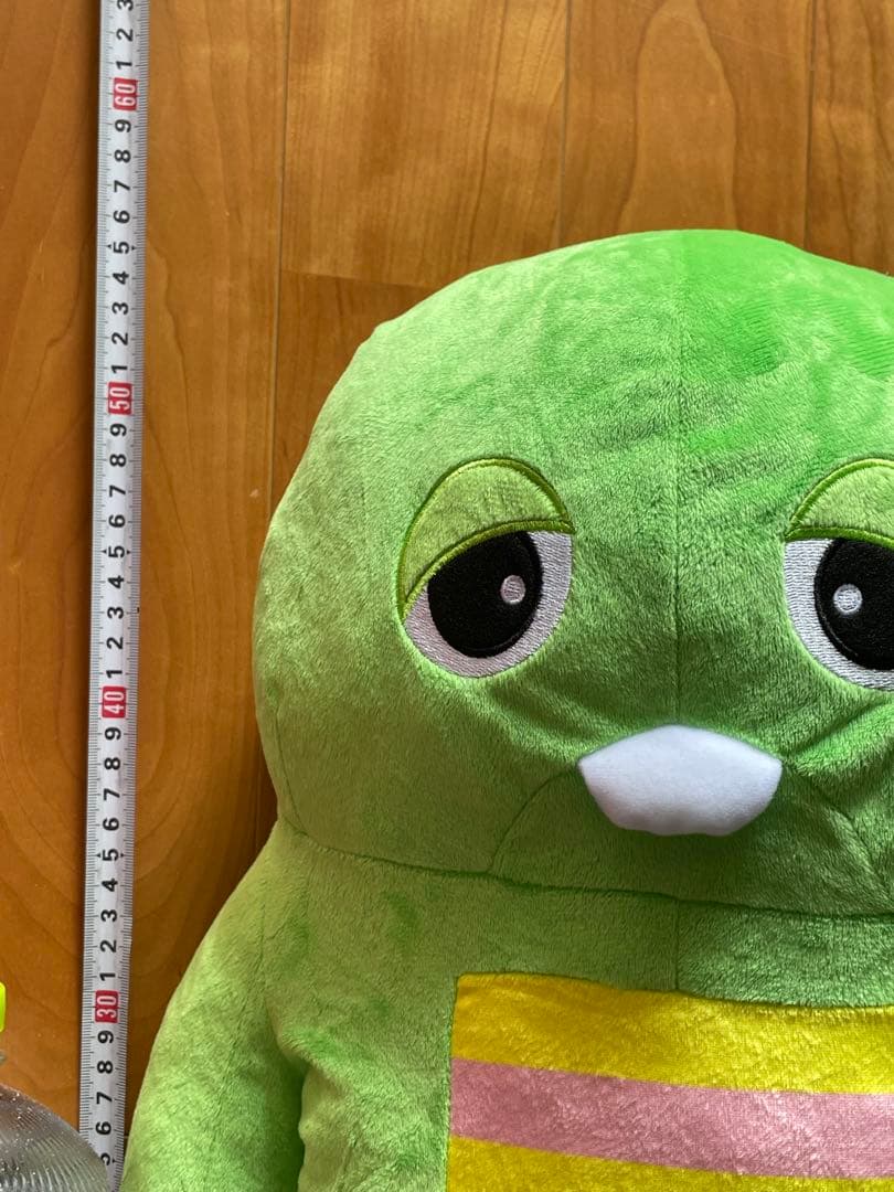 ガチャピン・ムック「みんなのともだちの日」スーパーラージぬいぐるみ（全2種）