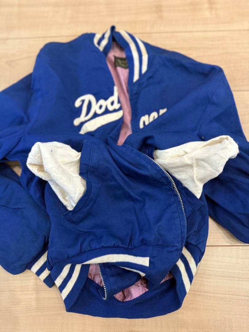 Dodgers スタジャン　古着　60年代⁇ ヴィンテージ