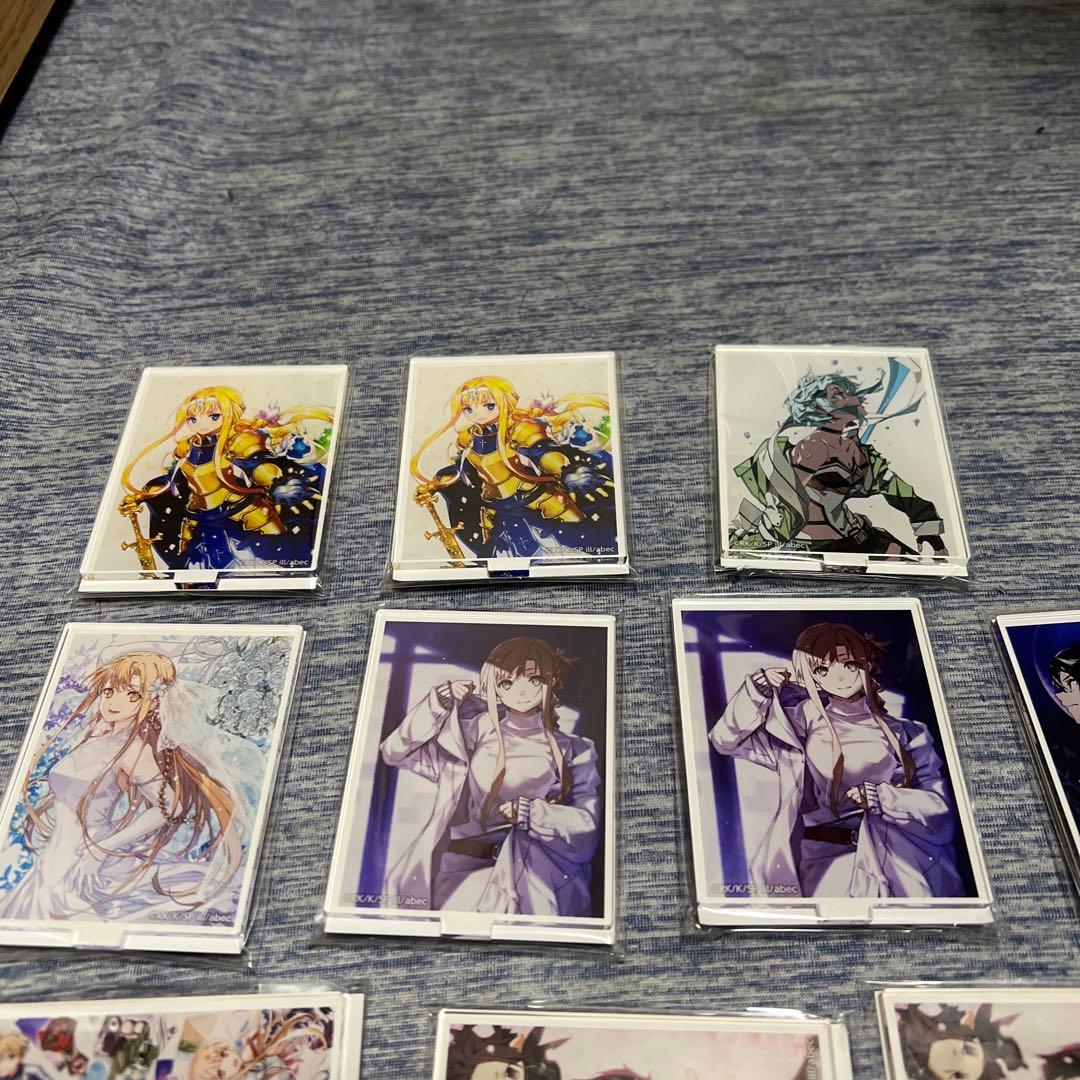 ソードアートオンライン　15周年記念　オンラインくじ ミニアクリルスタンド