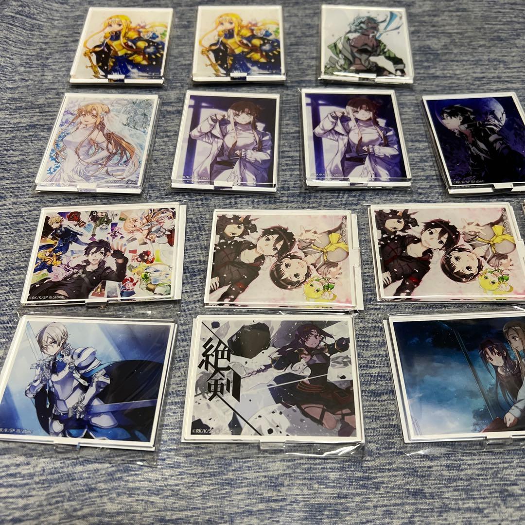 ソードアートオンライン　15周年記念　オンラインくじ ミニアクリルスタンド