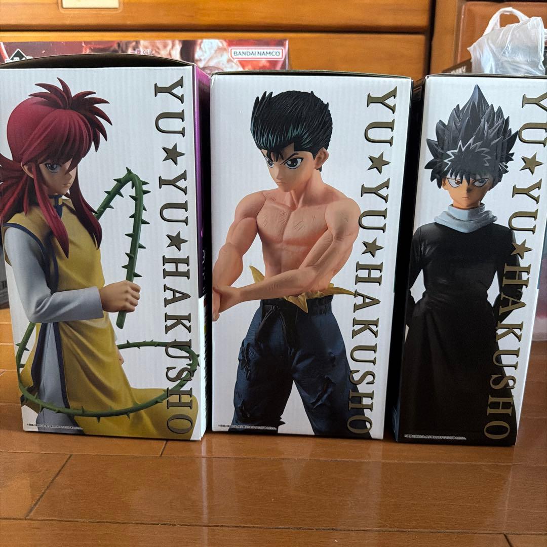 一番くじ 幽遊白書フィギュアセット　A賞蔵馬　B賞浦飯幽助　C賞飛影　おまけつき