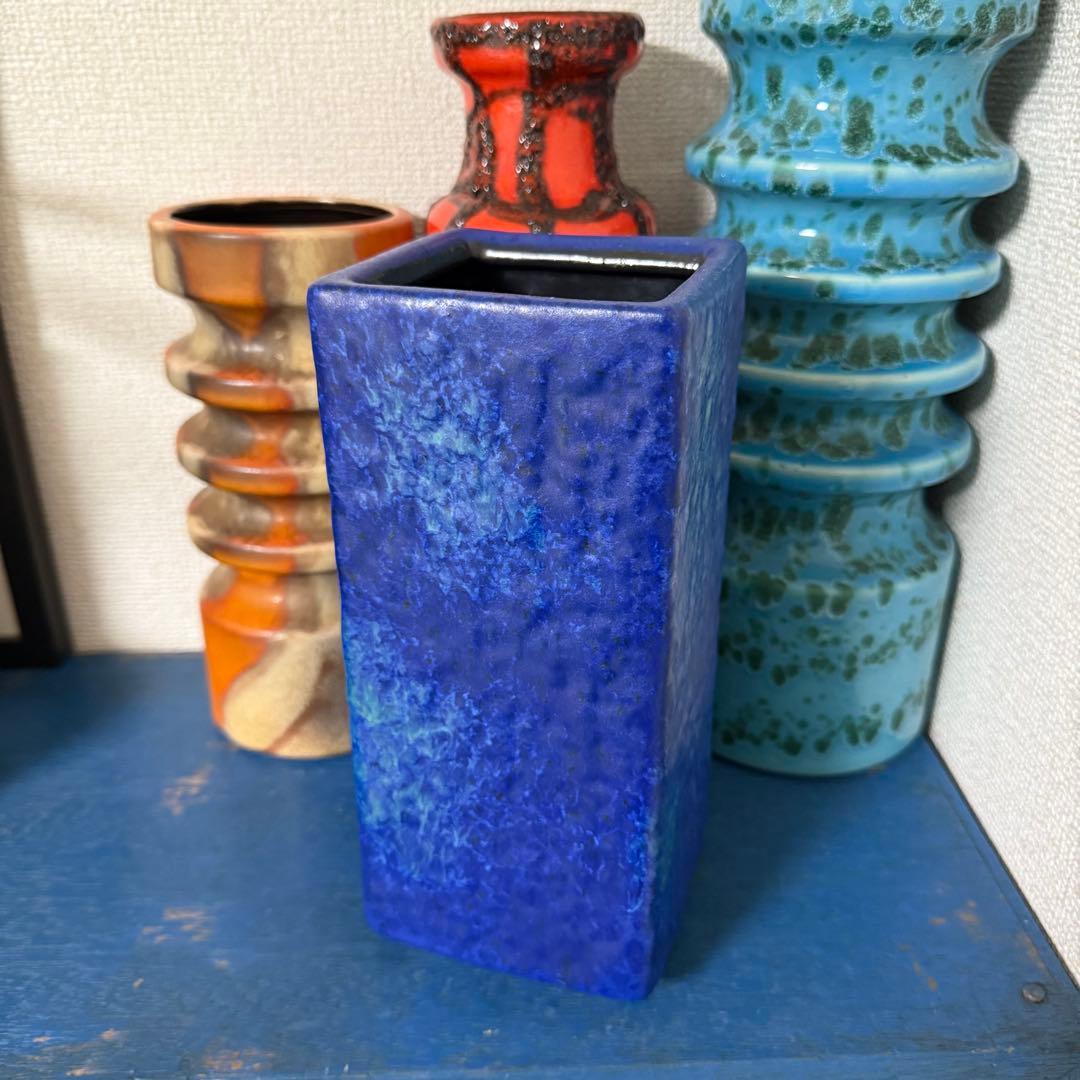 Van Daalen 22cm fat lava 花瓶ミッドセンチュリー