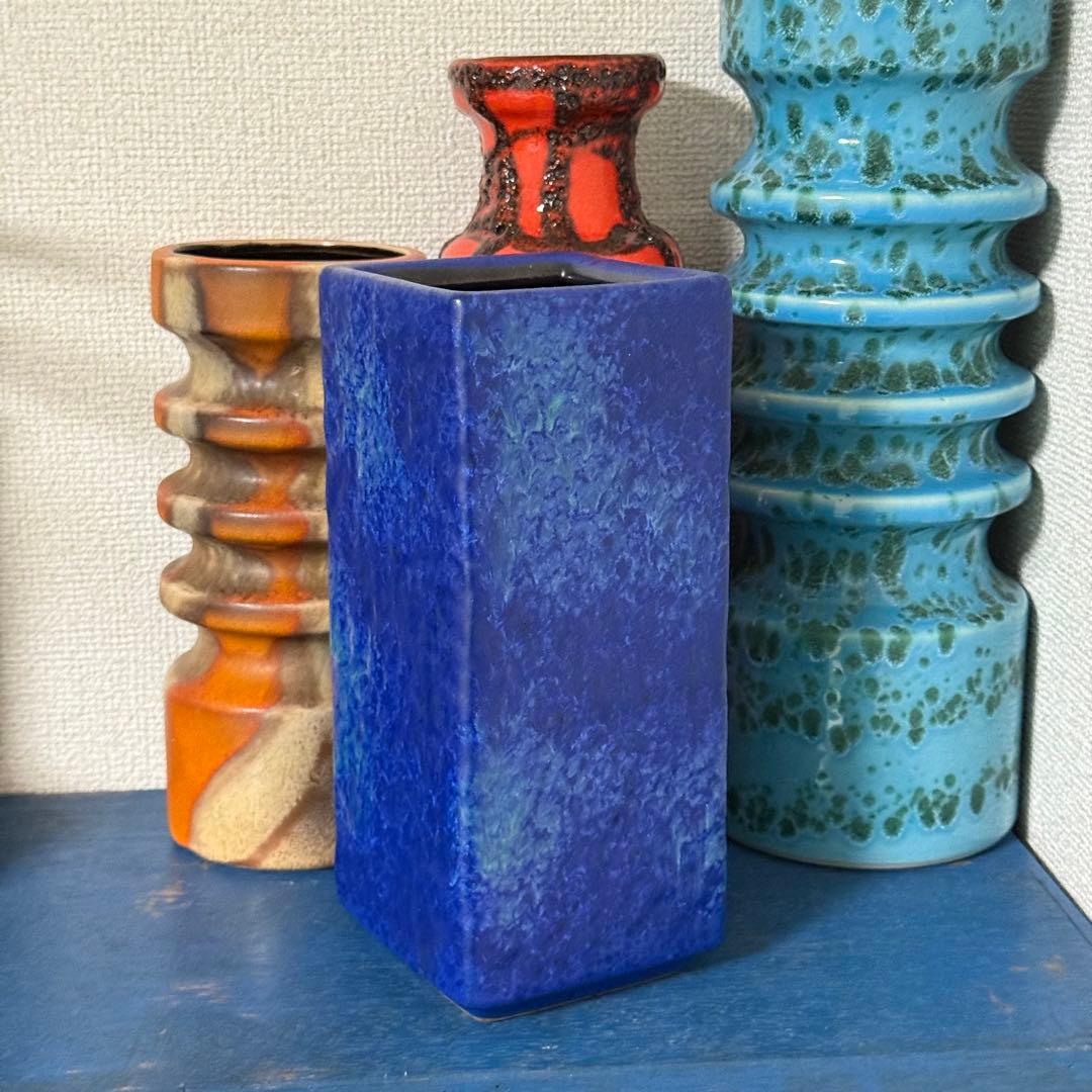 Van Daalen 22cm fat lava 花瓶ミッドセンチュリー