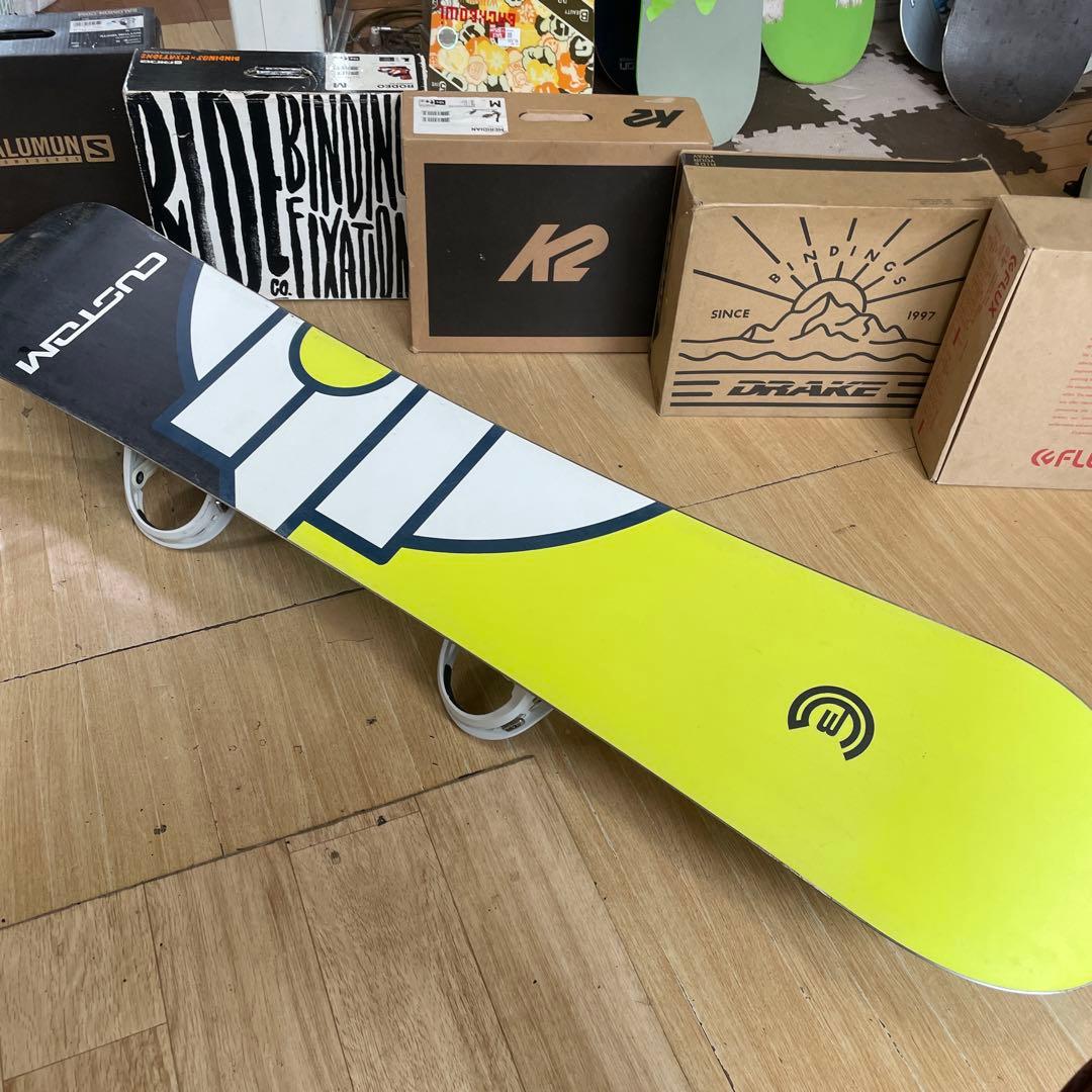 BURTON　バートン　カスタムバインディング付スノーボードセット　CUSTOM