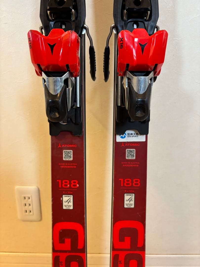 スキー ATOMIC Redster S9 FIS 188cm + X16