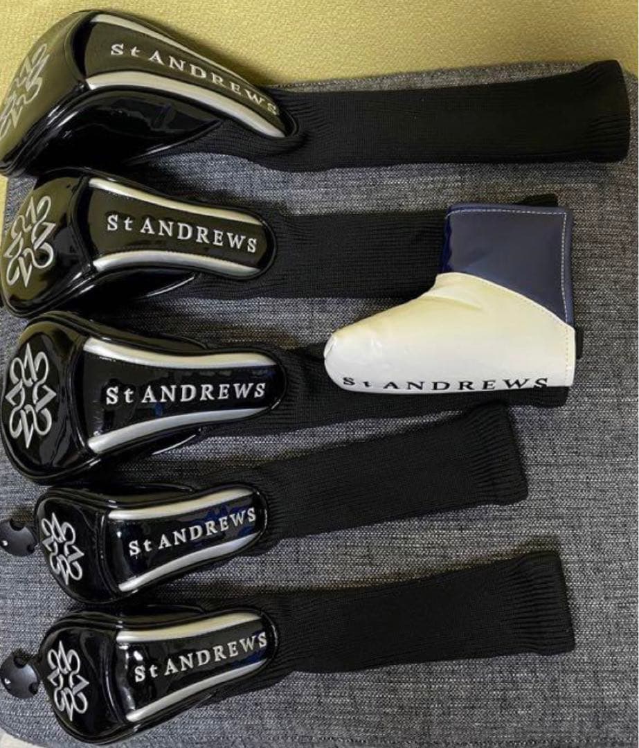 SANDREWS ゴルフバッグ 黒　クラブセット付き