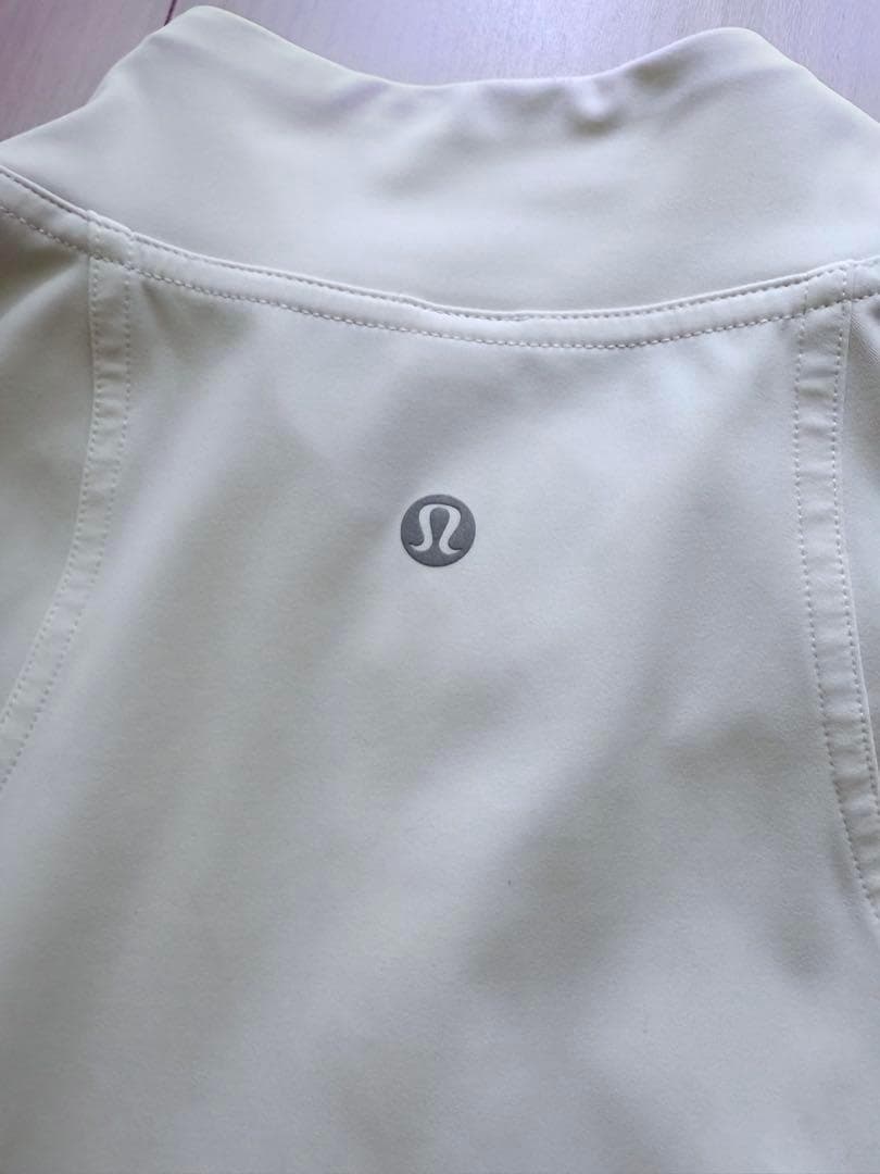 【美品】lululemonハーフジップロングスリーブS〜M