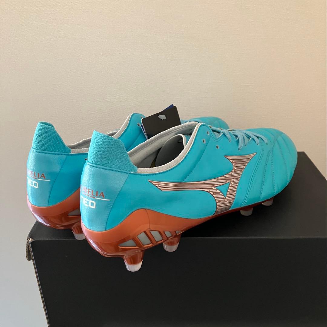 みつおさん専用 ミズノ サッカースパイク モレリア ネオ3 ターコイズブルー