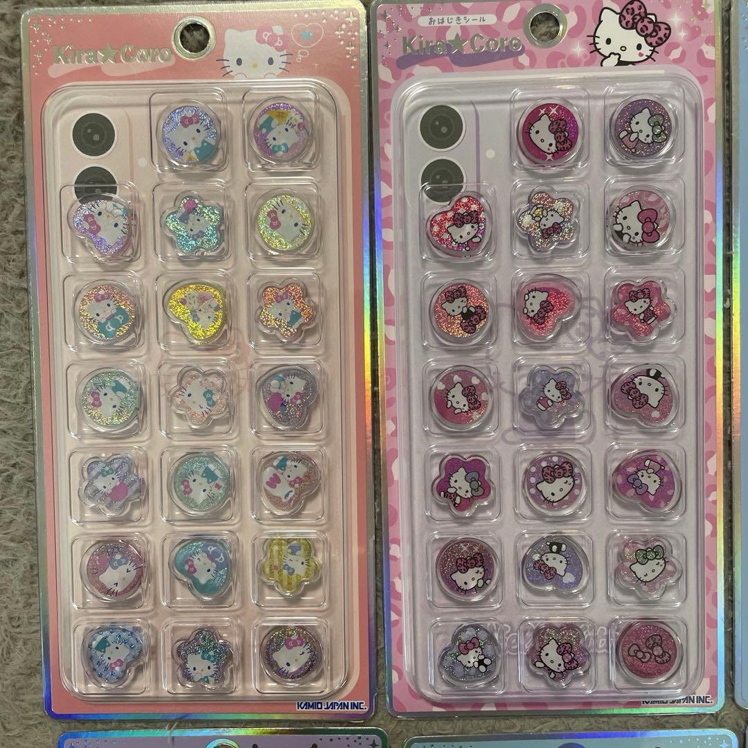 カミオジャパン　正規品　おはじきシール　サンリオ7枚セット