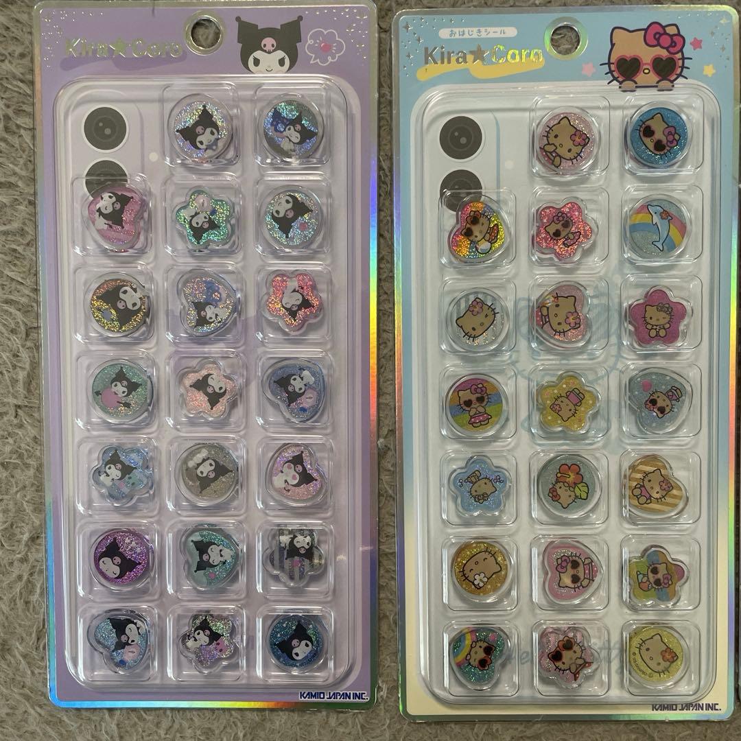 カミオジャパン　正規品　おはじきシール　サンリオ7枚セット