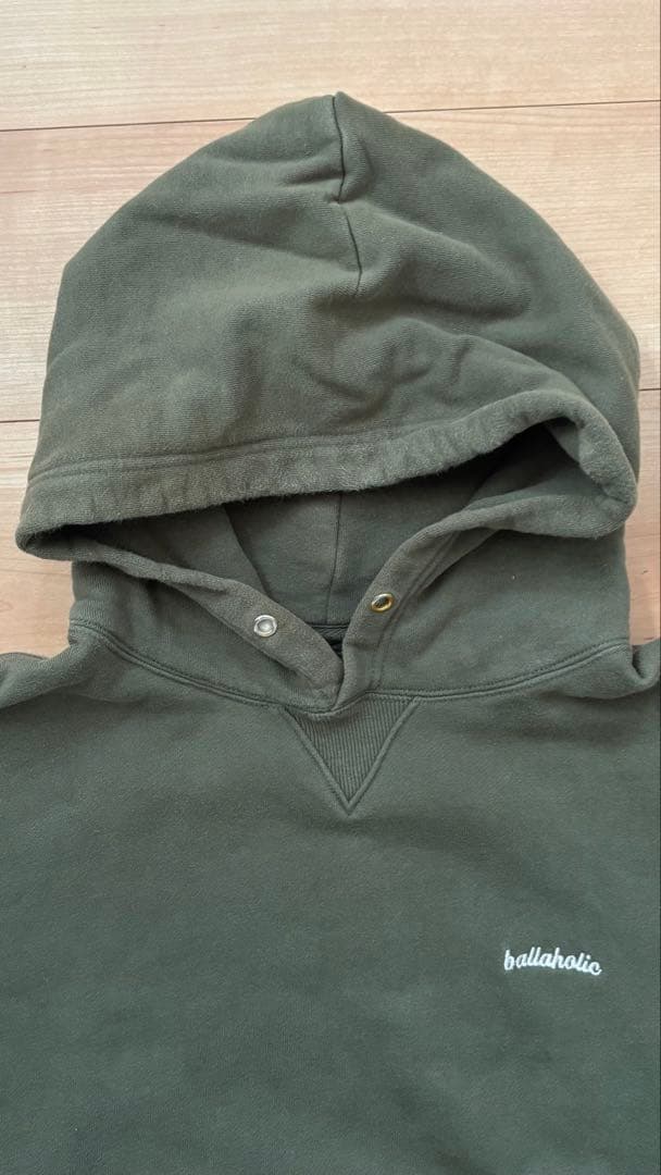 ballaholic sweat hoodie olive XL スウェット