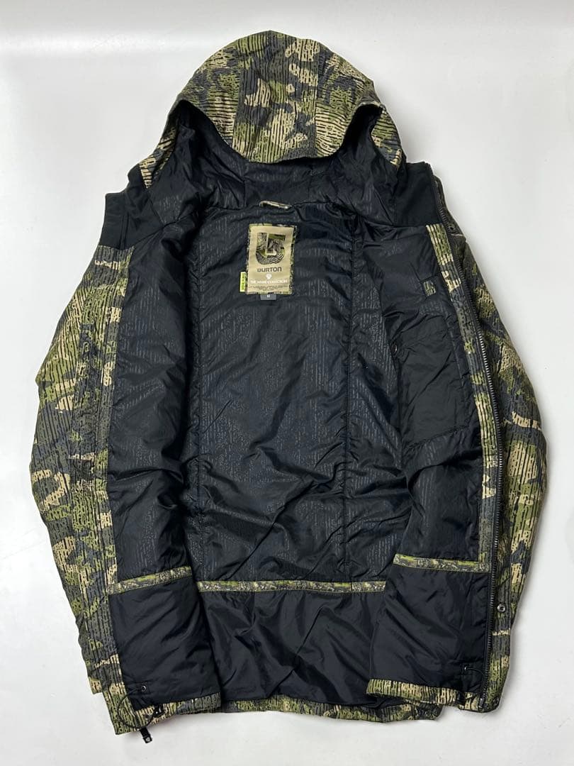 BURTON カモフラージュ　迷彩　フード付き　ウィンタージャケット スノボ　M