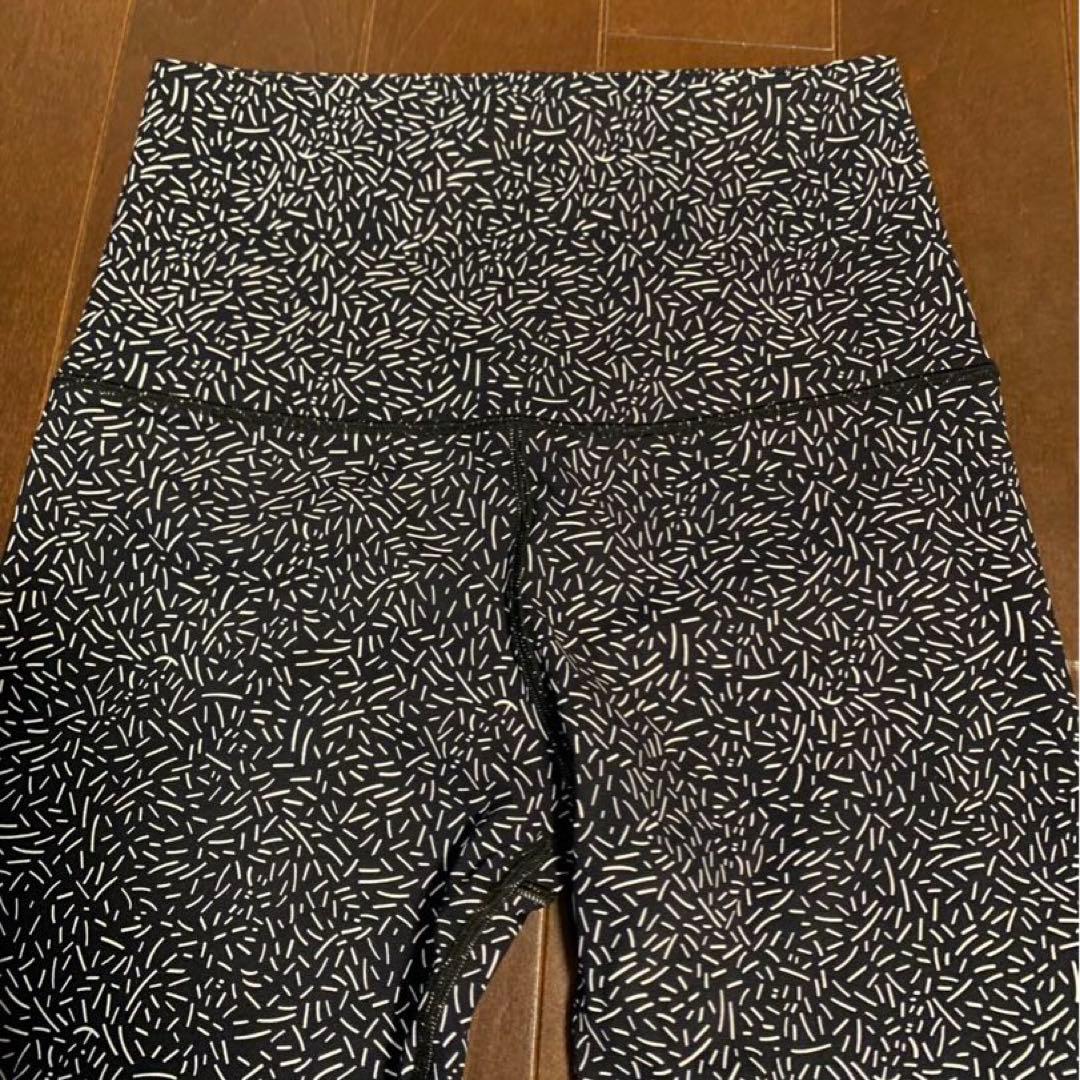 新品パーリーゲイツPGG黒地総柄レギンス女性用