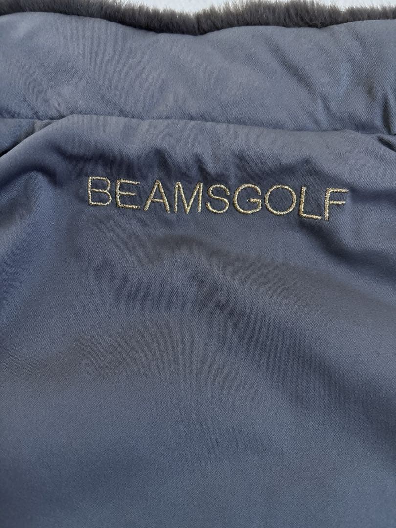 BEAMSGOLF グレー ファーベスト リバーシブル