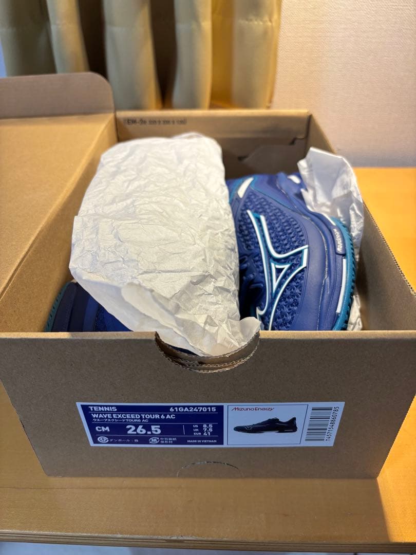 シューズ(男性用) MIZUNO WAVE EXCEED TOUR 6 AC 26.5cm