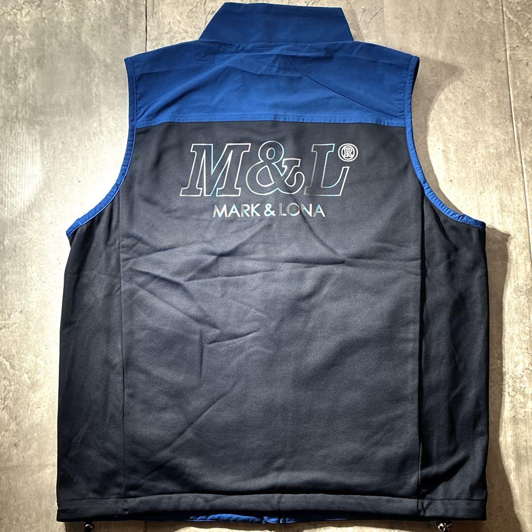 新品　希少サイズ50 XL MARK&LONA スカルデザイン ベスト　ゴルフ