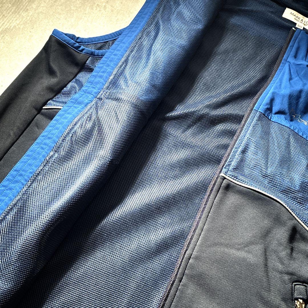新品　希少サイズ50 XL MARK&LONA スカルデザイン ベスト　ゴルフ