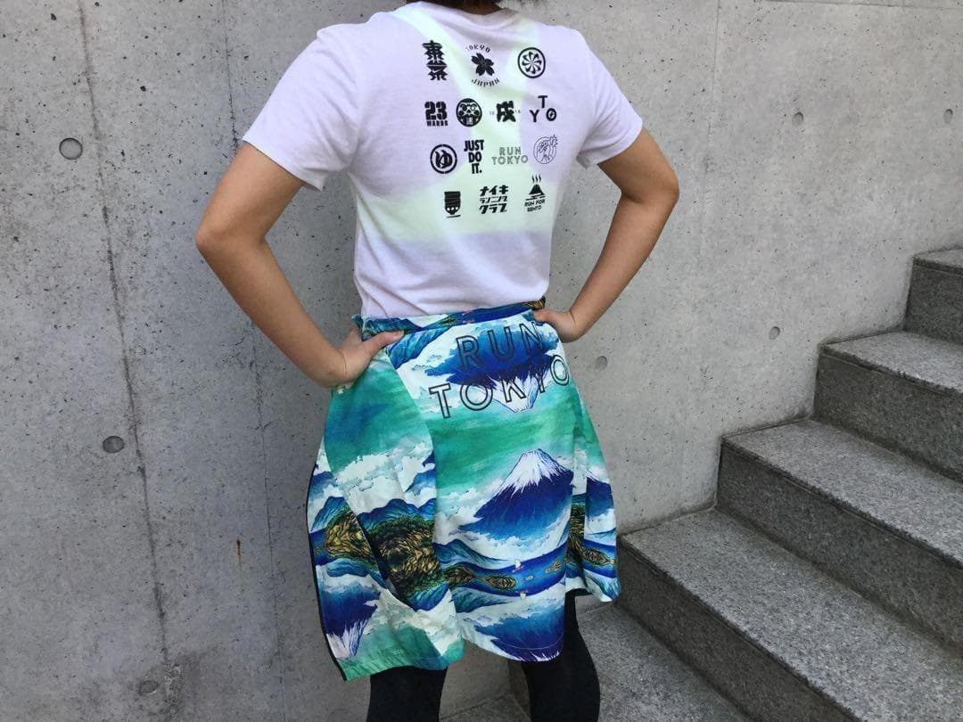 稀少 NIKE RUN 富士山 東京 マラソン 記念 ランニング M 38 F