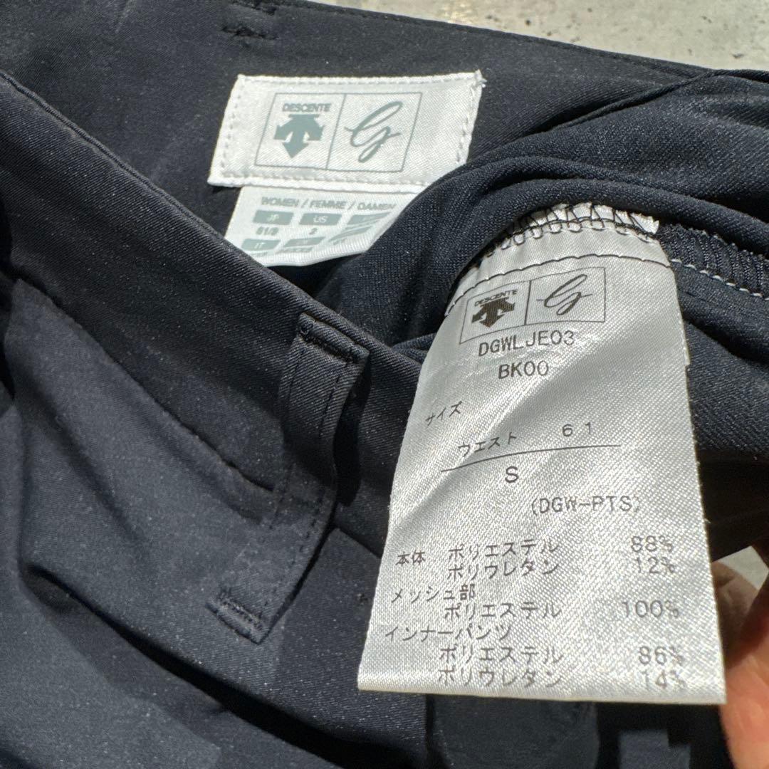 美品 DESCENTE golf ストレッチツイル インナーパンツ付 スカート