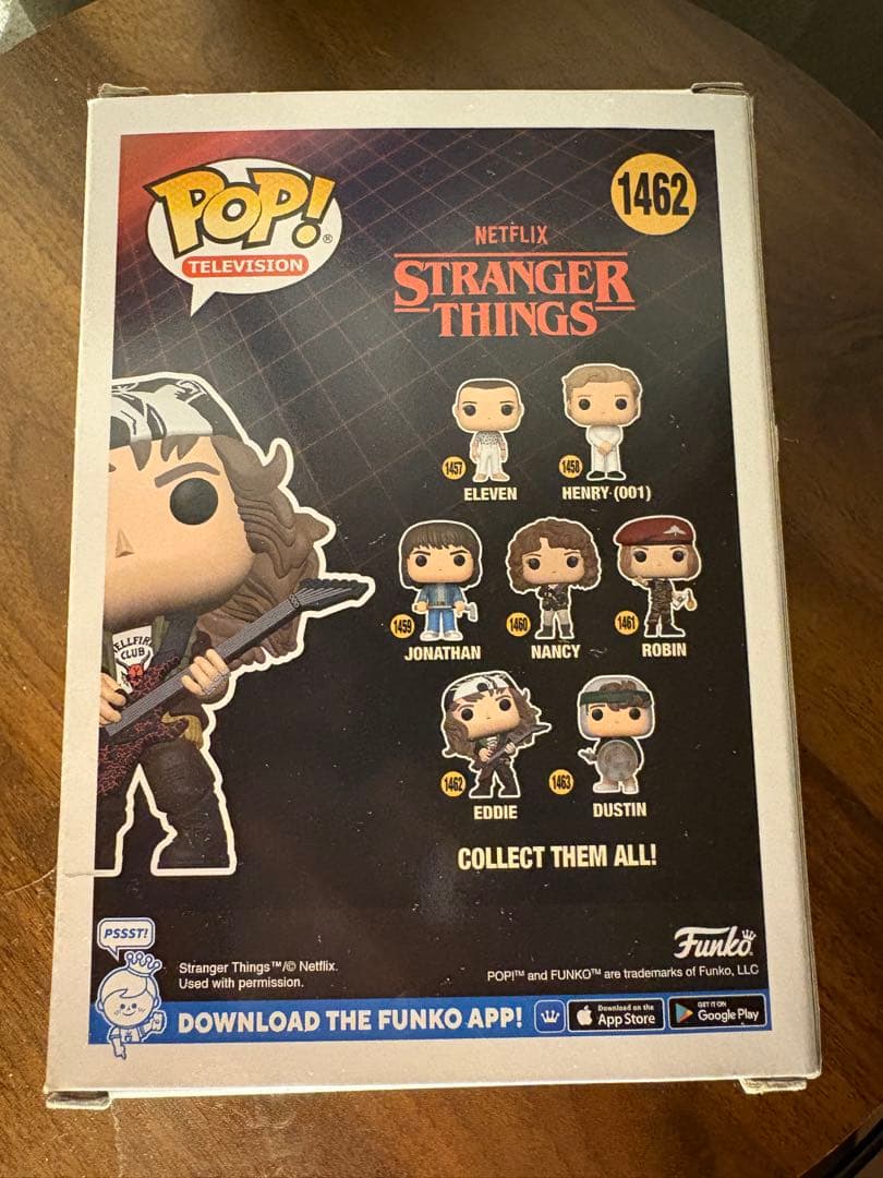【新品未開封】Stranger Things Eddie POP! 1462