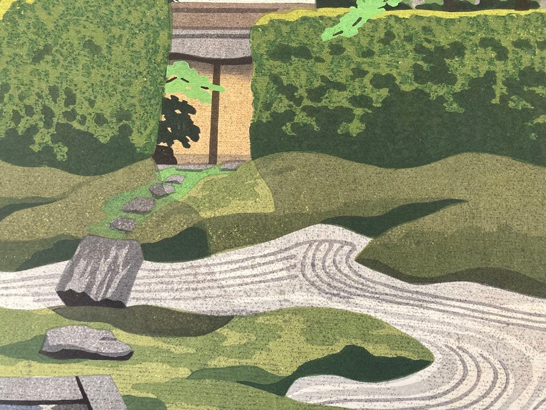 ✨井堂雅夫　『瑞峰院II』　木版画　IDOGREEN✨