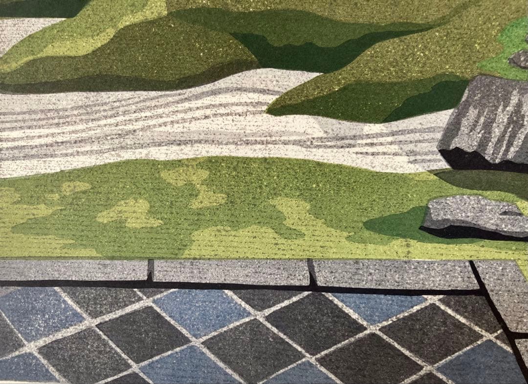 ✨井堂雅夫　『瑞峰院II』　木版画　IDOGREEN✨