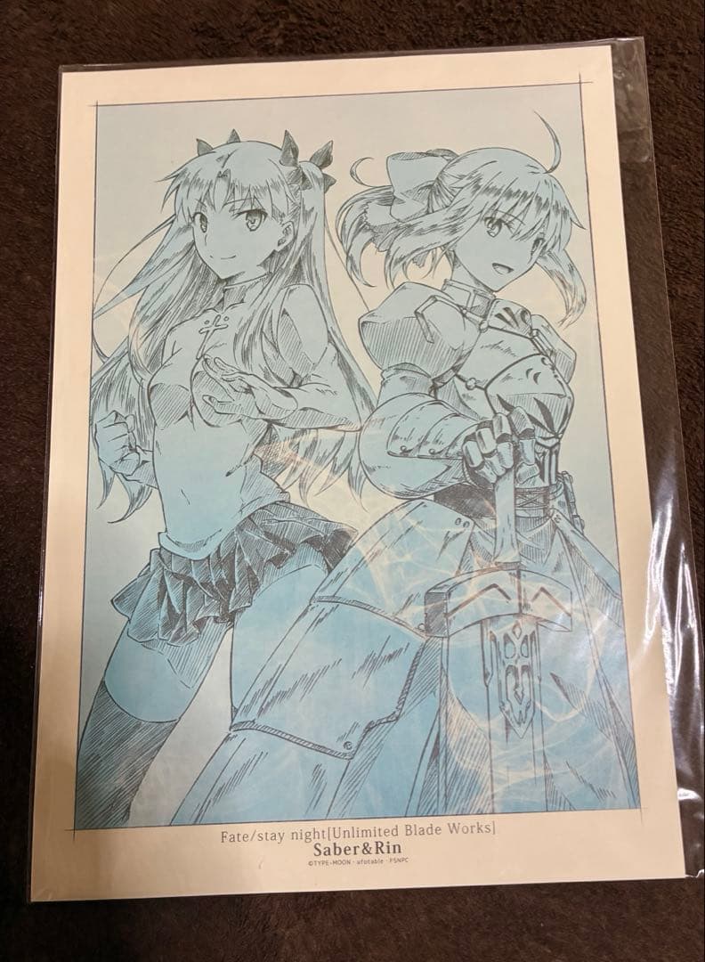 C88限定 fate ubw 原画集セット セイバー&凛　欠品あり