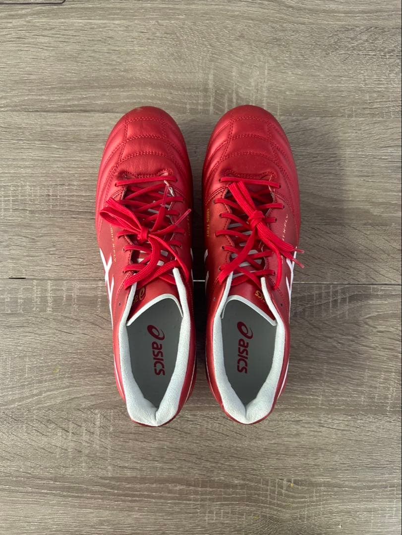 asicsDSLIGHTサッカーシューズ スパイク 特注品 レッド