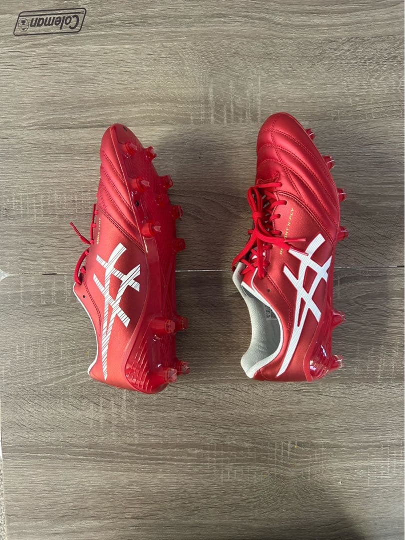 asicsDSLIGHTサッカーシューズ スパイク 特注品 レッド