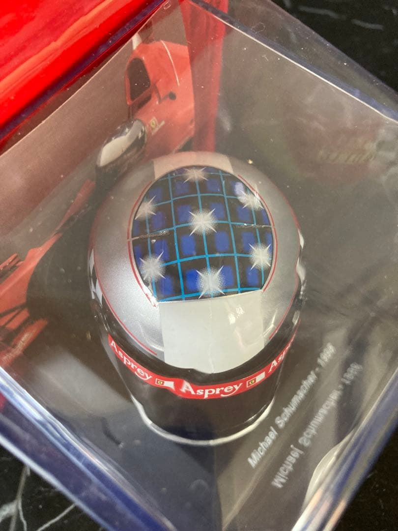 日本未発売　ビッグスケールF1コレクション　シューマッハ　1/5 ヘルメット