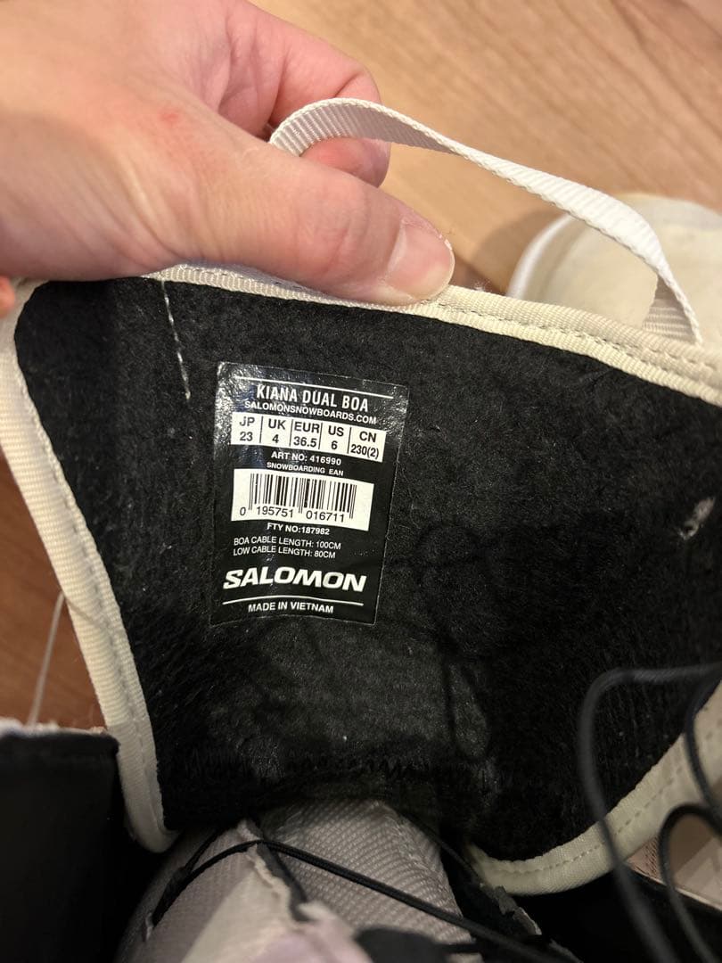 SALOMON Kiana Dual Boa スノーボードブーツ　23.0cm