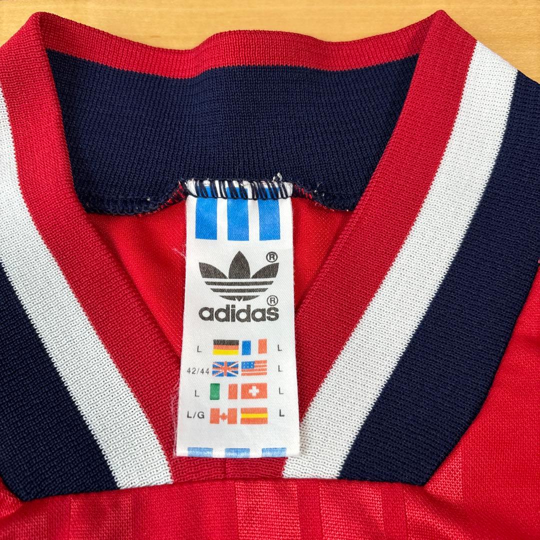 adidas アディダス　サッカー　ノルウェー代表　ユニフォーム　Lサイズ
