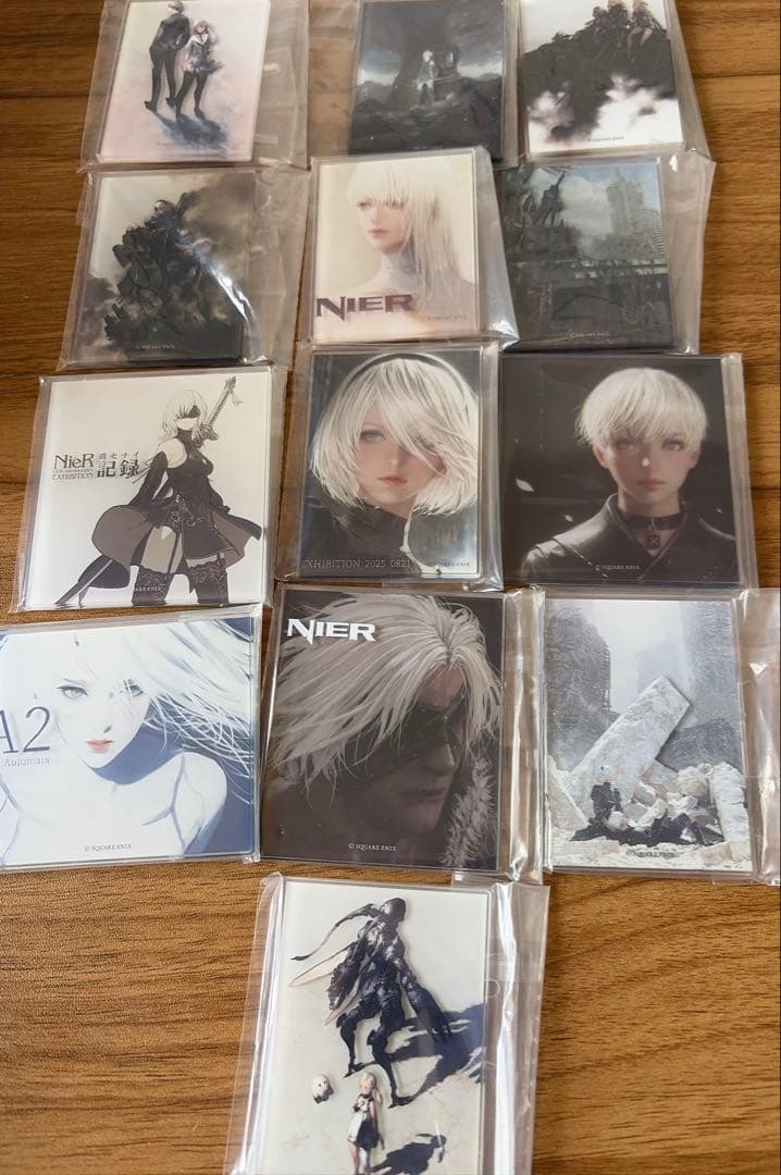 NieR 15周年記念くじ ミニアクリルパネル ラバーストラップ まとめ売り
