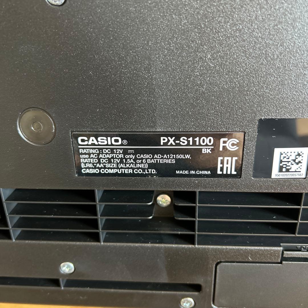 CASIO Privia 電子ピアノ PX-S1100 BK