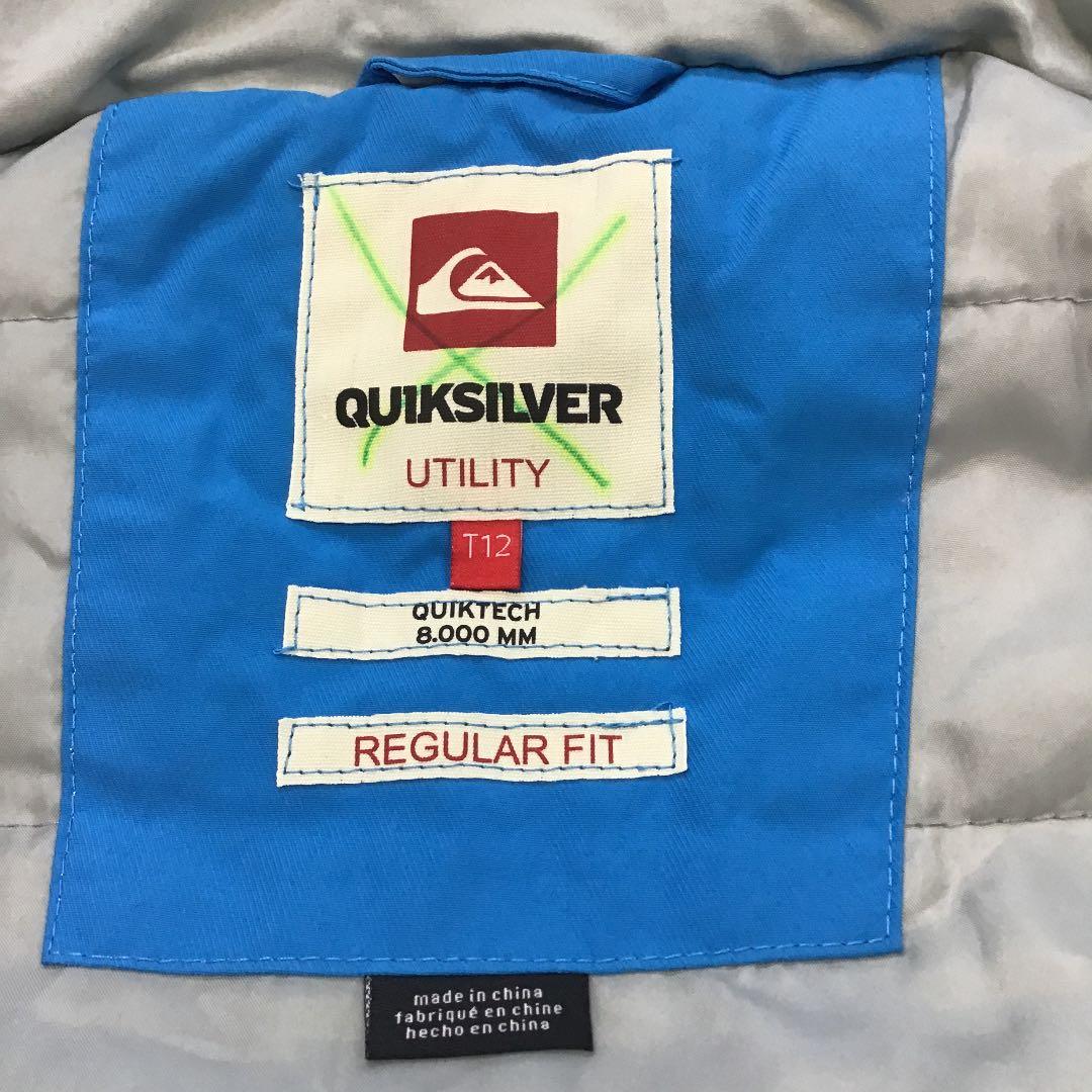 ☆新品☆ クイックシルバー　キッズ　スノーボード　ウェア　12