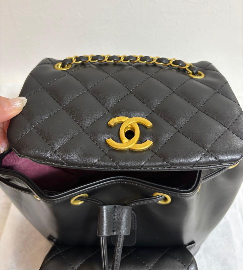 CHANEL ブラックリュック　ノベルティ