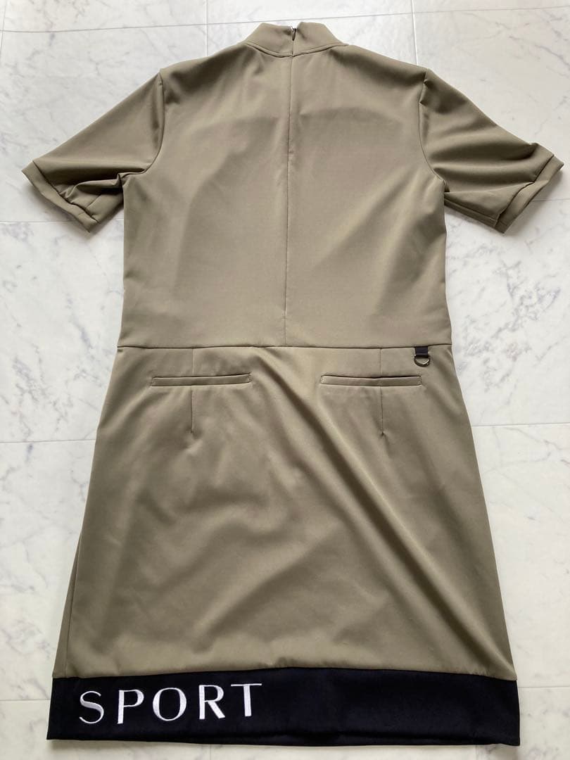 定価47300円【新品】レディース40ランバンスポールモックネックワンピース