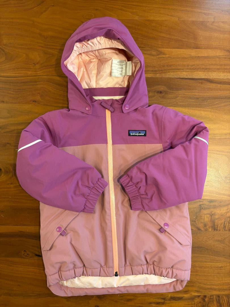 美品　Patagonia スノーウエア　セットアップ　４Ｔ　パープル