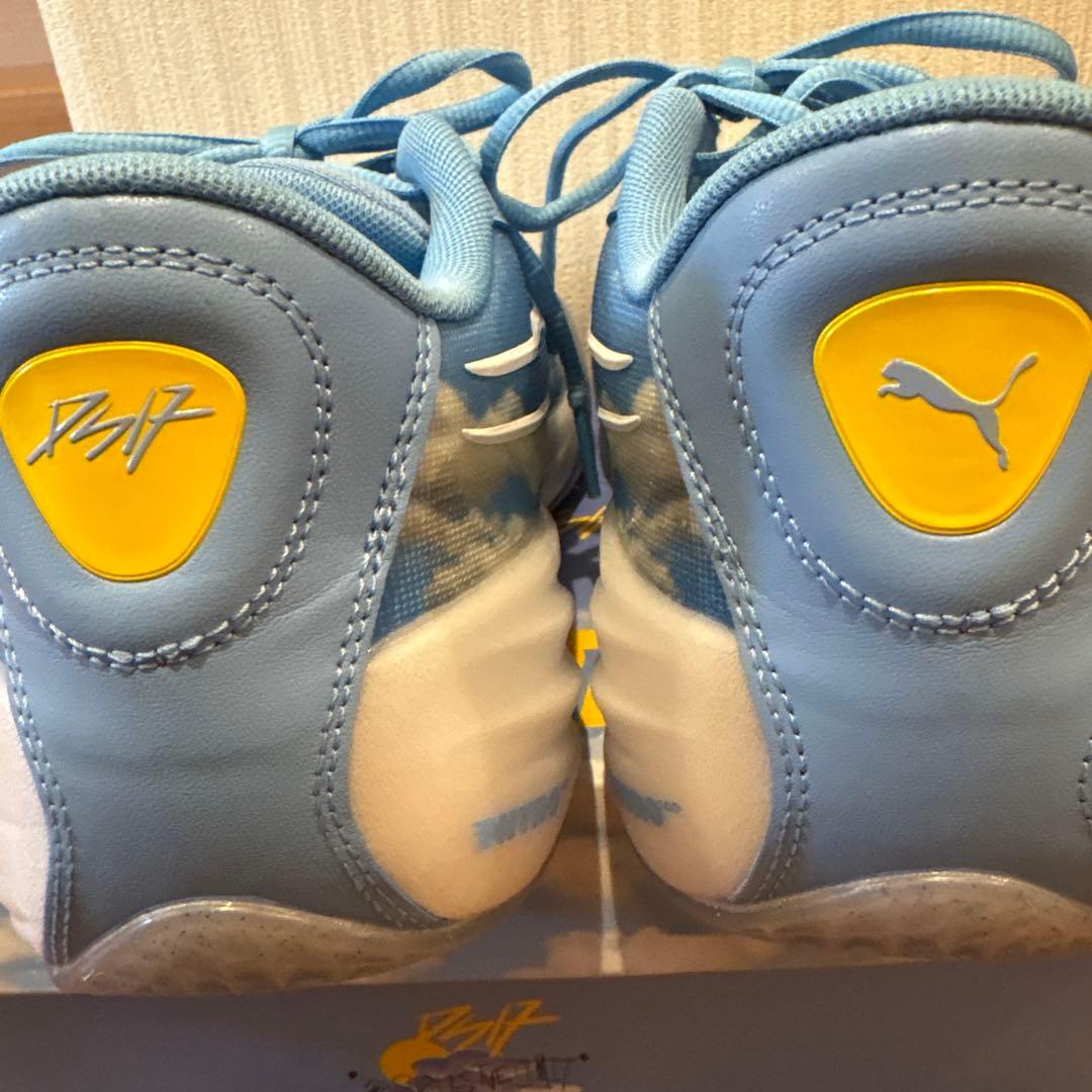 ⭐︎最終お値下げ！PUMA 青い雲柄 バスケットシューズ　２６㎝