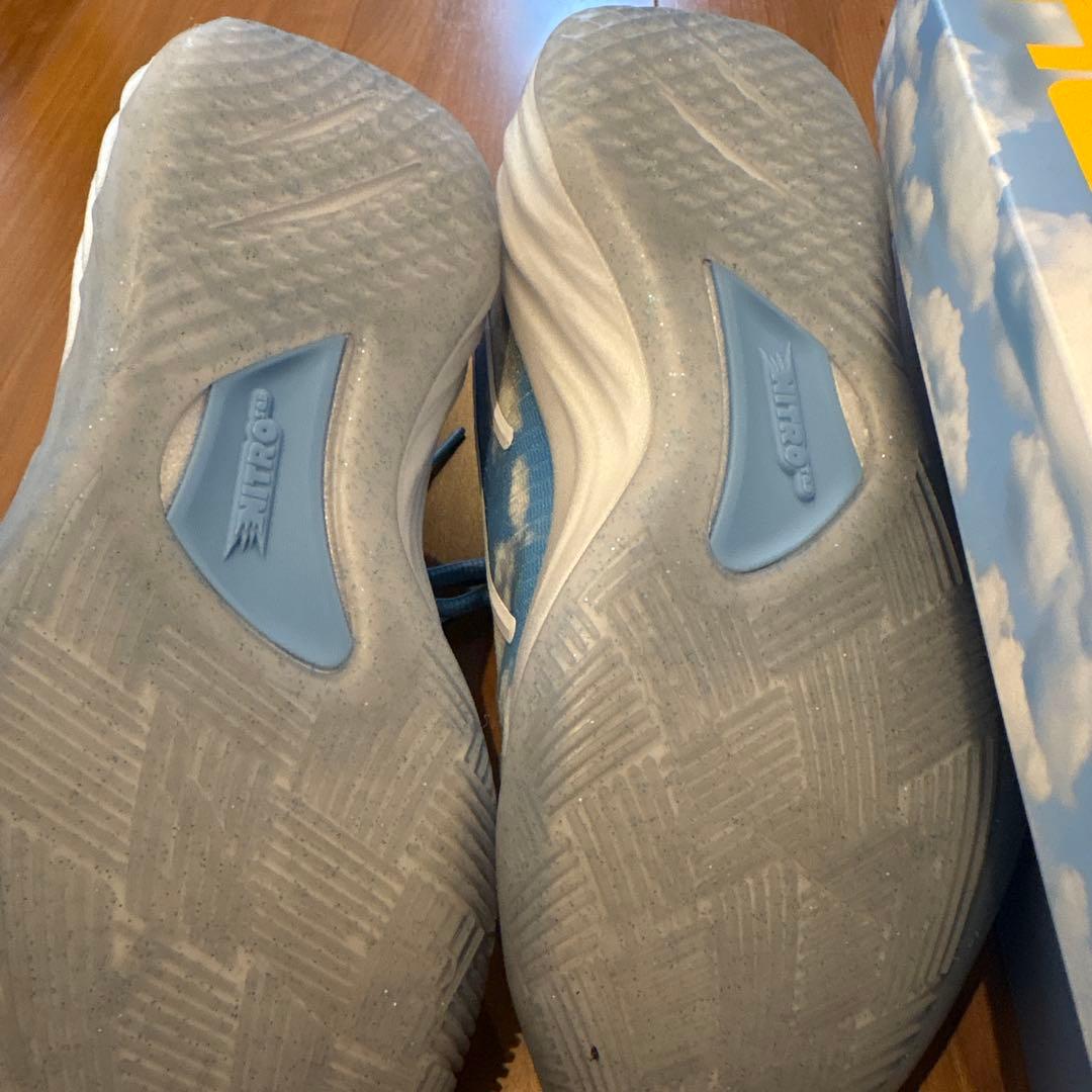 ⭐︎最終お値下げ！PUMA 青い雲柄 バスケットシューズ　２６㎝