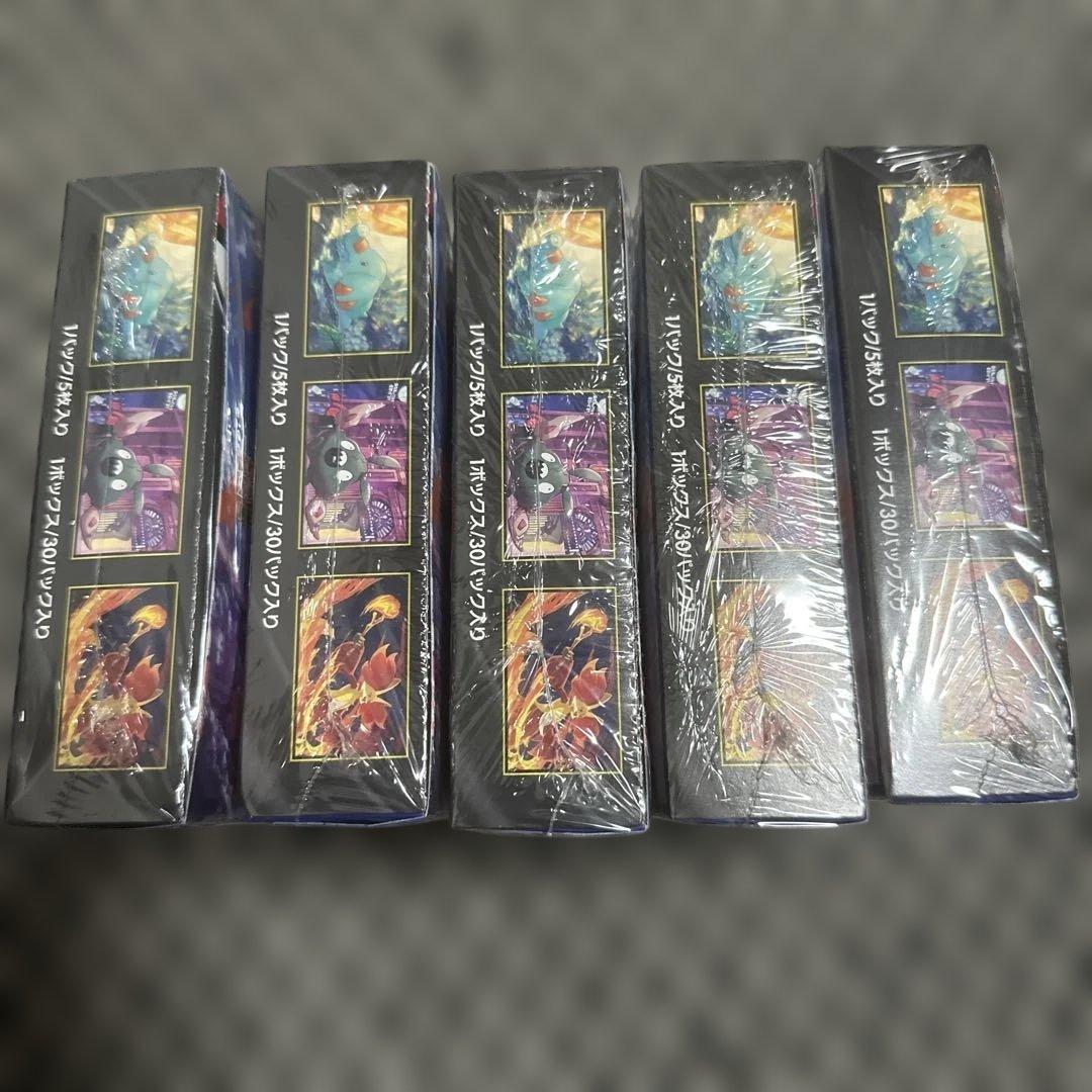 ポケモンカードゲーム ニンジャスピナー 5box