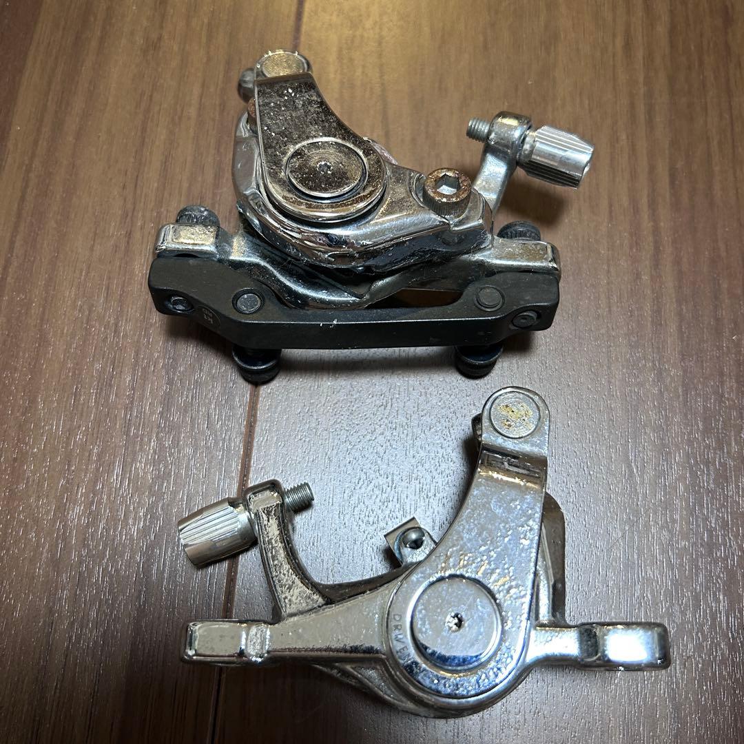 ZENO DISCキャリパーブレーキ 2個セット シルバー