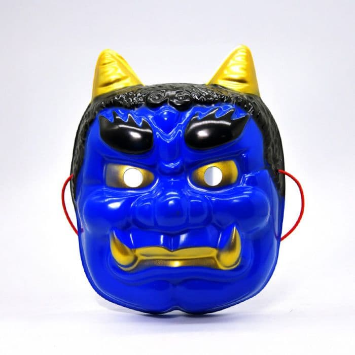 定番人気⭕️新品⚡️節分 青鬼コスチュームXL 豆まき お面 こん棒 大人 衣装