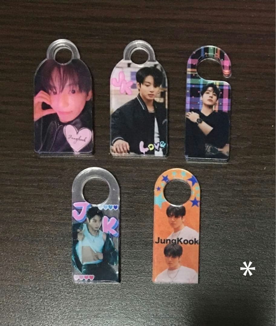 【ぐく丸吉】BTS JK ストロータグ①②③ チャーム①② シャカシャカ