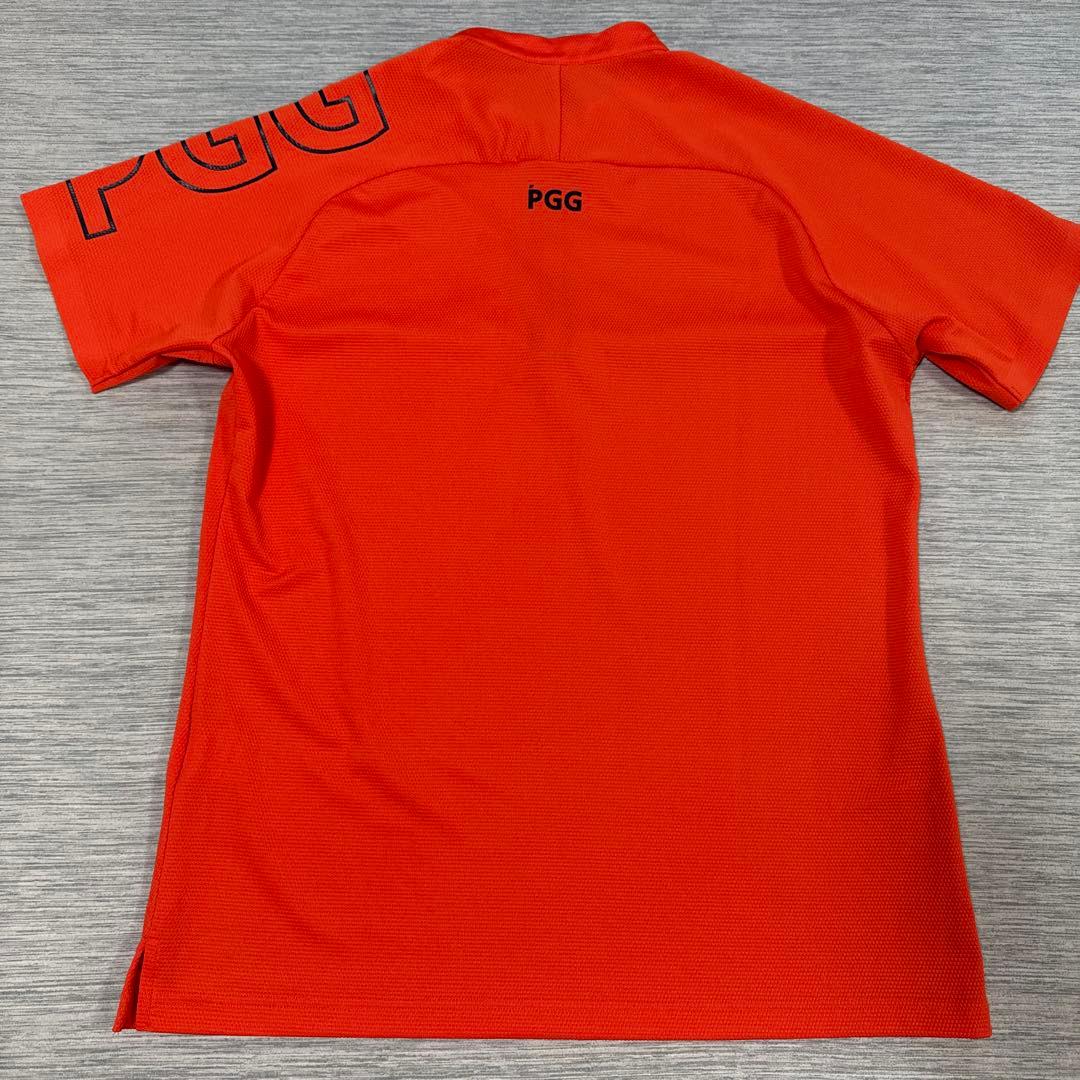 美品　PGG メンズ　ハーフジップ　半袖シャツ