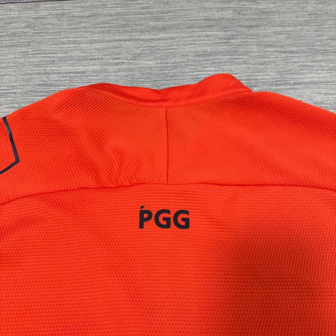美品　PGG メンズ　ハーフジップ　半袖シャツ