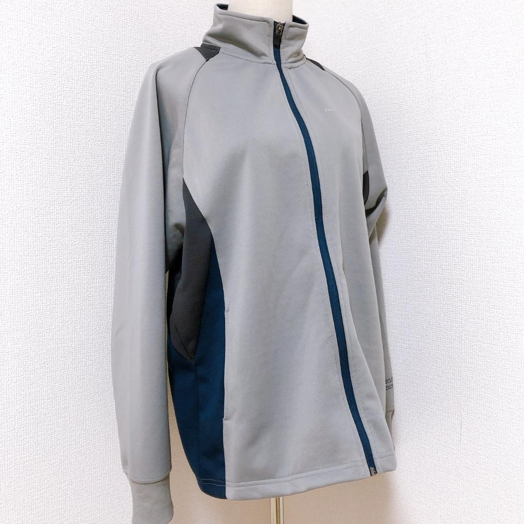 【美品】ニューバランス　シンプル万能トレーニング長袖フルジップスポーツウェア―